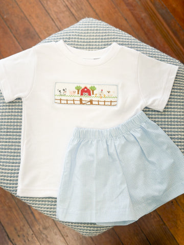 Farm Smocked Short Set