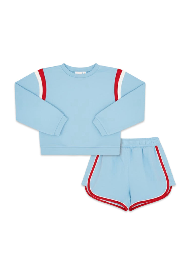 Ellie Everyday Set - Game Day Light Blue/Red