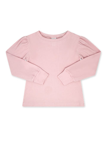 Jane Blouse Long Sleeve - Party Pink Knit