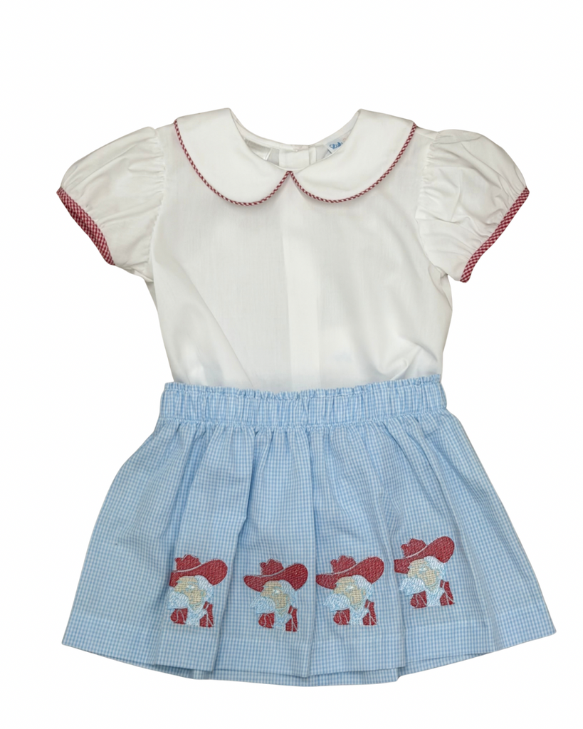 Ole Miss Rebel Skirt Set