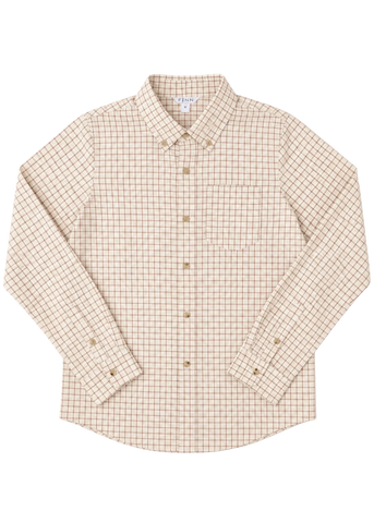 Pierfront Performance Buttondown - Buckskin Plaid