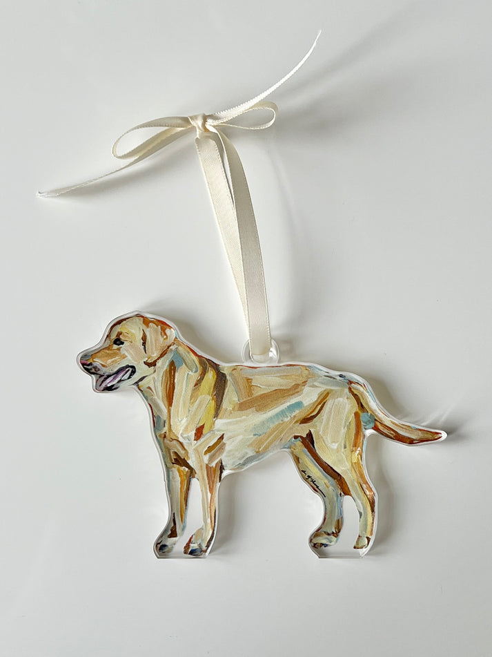 Yellow Lab Ornament