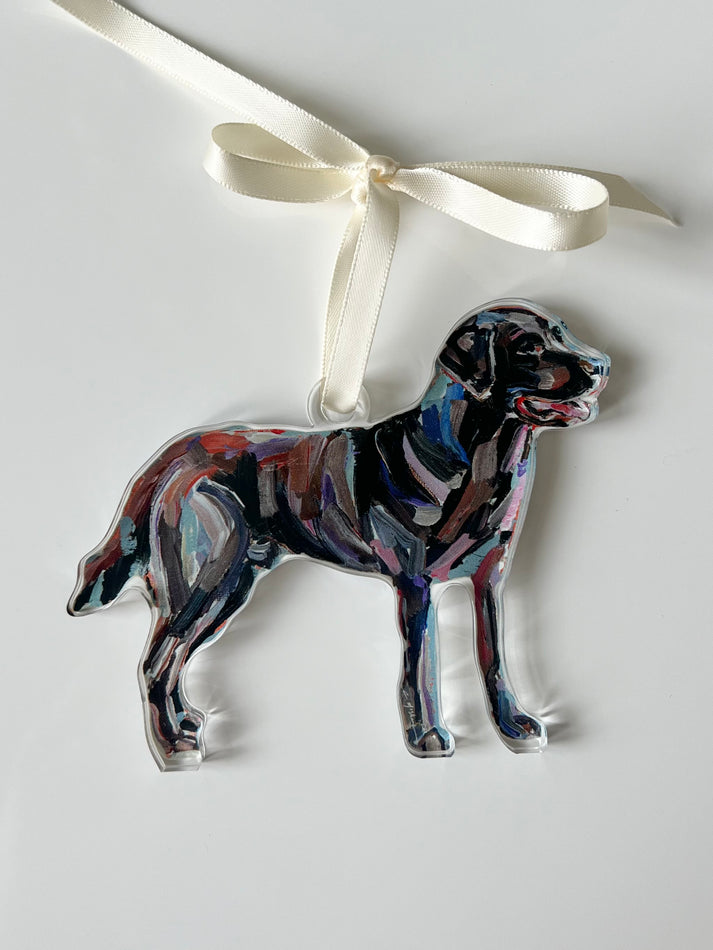 Chocolate Lab Ornament