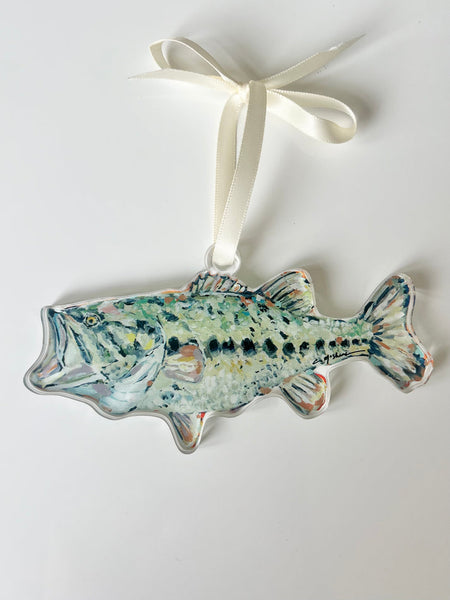 Gone Fishin' Bass Ornament