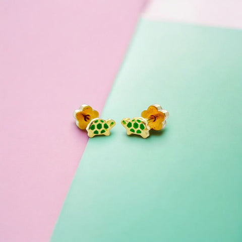 Turtle Tiny Stud Earrings