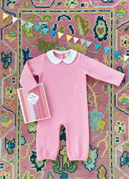 Poppy Dell Playsuit - Quilted, Hamptons Hot Pink