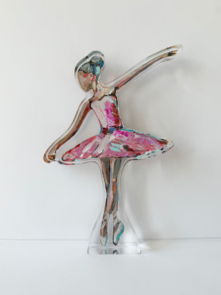 "On Pointe" Ballerina Acrylic Mini Shelfie