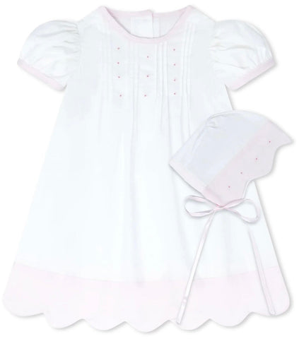 1956 Daygown Set - white/pink