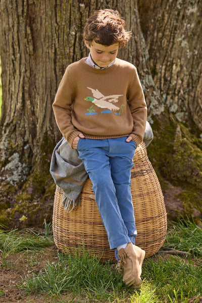 Intarsia Sweater - Flying Mallard