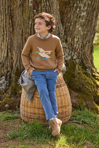 Intarsia Sweater - Flying Mallard