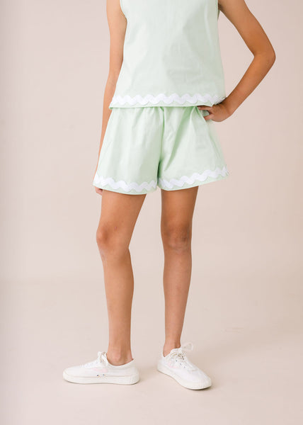 Reagan Ric Rac Set - Seaside Mint