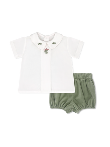 Jonathan Bloomer Set - Leyland Green Velvet