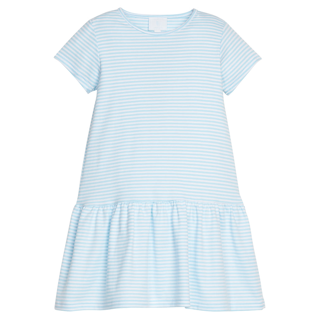 Kari T-Shirt Dress - Sky Stripe