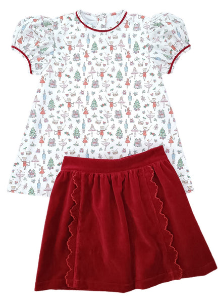 Kate Skirt & Top Set, Nutcracker