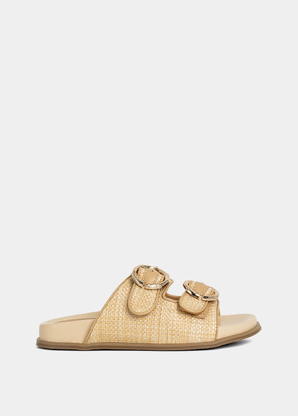 Lori Mini Natural Woven Slide