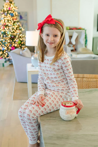 Ava Pajama Set, Hot Cocoa Santa