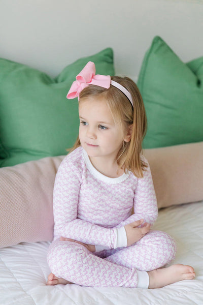 Ava Pajama Set - Pretty Pink Bows