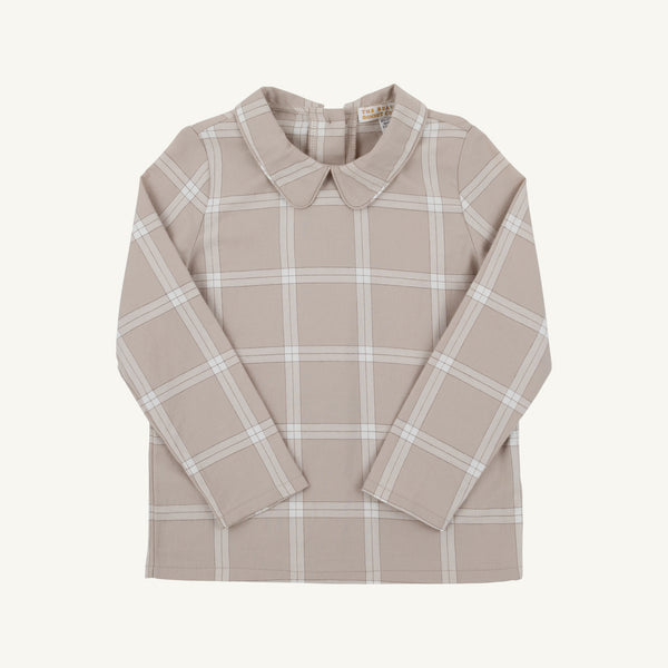Peter Pan Collar Shirt - Thompson Park Plaid