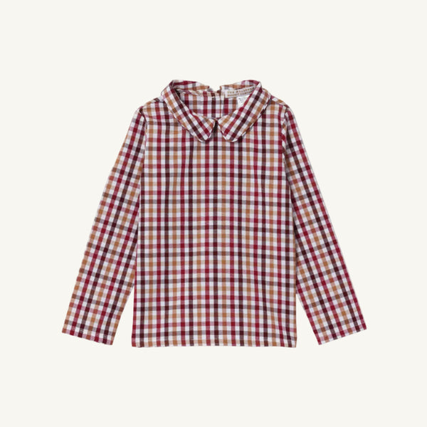 Peter Pan Collar Shirt - Easton Pond Plaid