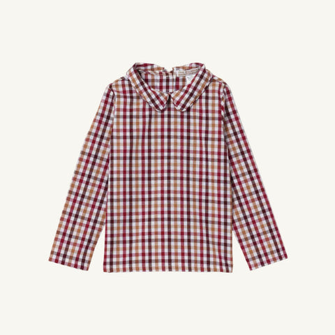 Peter Pan Collar Shirt - Easton Pond Plaid