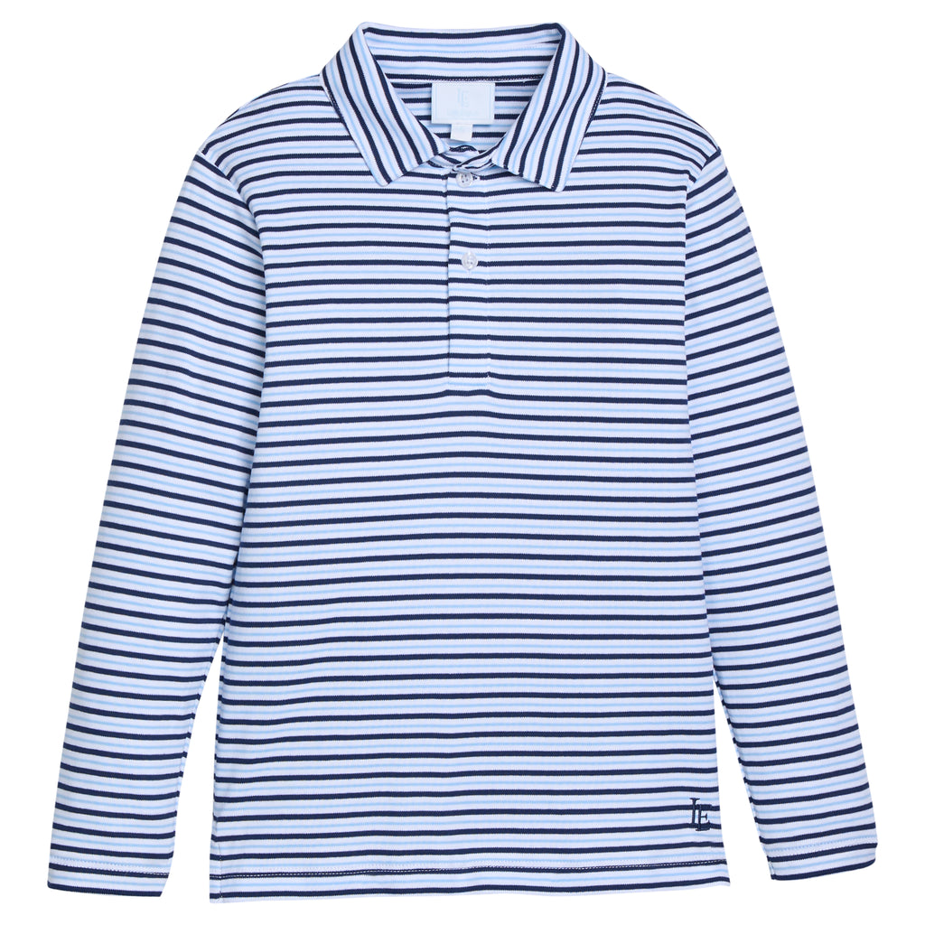 Long Sleeve Polo - Winslow Stripe