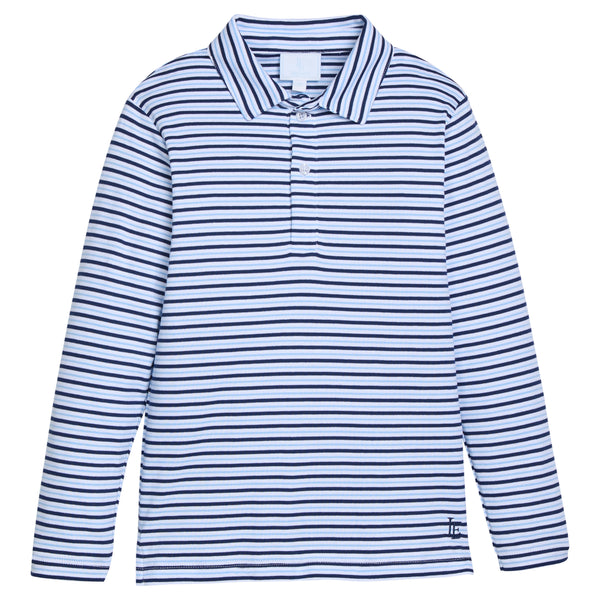 Long Sleeve Polo - Winslow Stripe