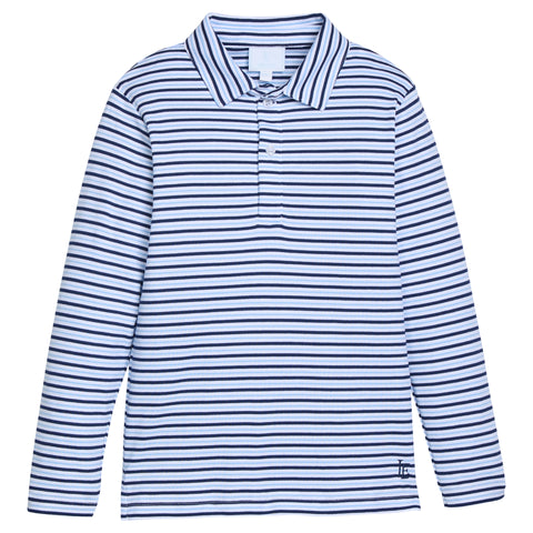 Long Sleeve Polo - Winslow Stripe