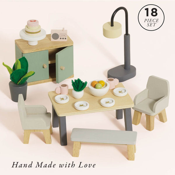 Dolls House Dining Room Furniture Set