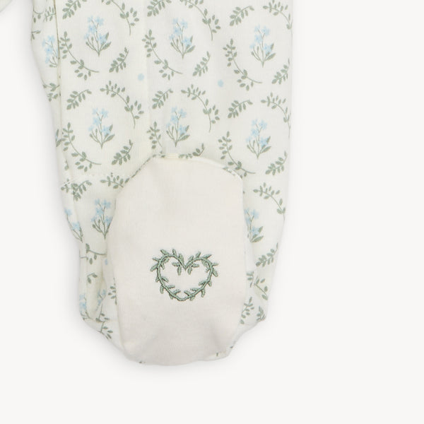 Magnetic Footie Organic Cotton - Eloise