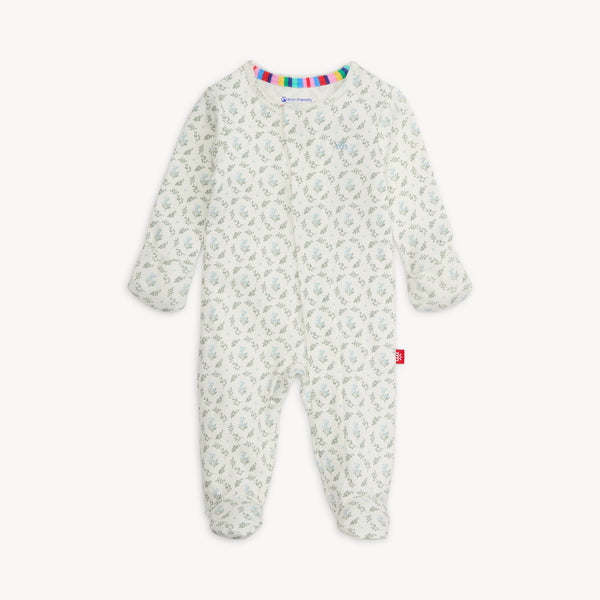 Magnetic Footie Organic Cotton - Eloise