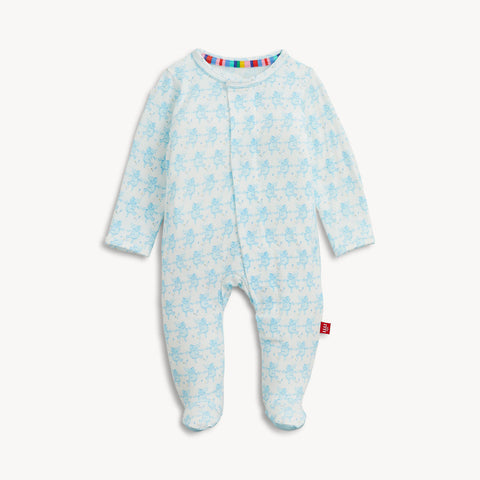 Magnetic Modal Footie - Trunkettes Blue