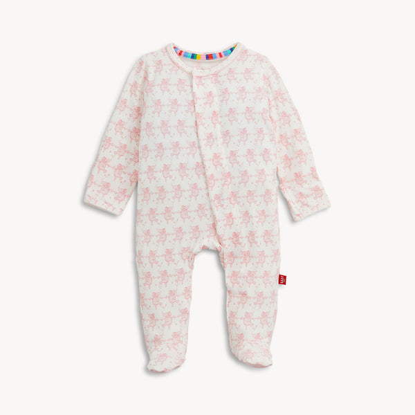 Magnetic Modal Footie - Trunkettes Pink