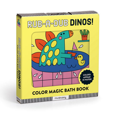 Rub-A-Dub Dinos Color Magic Bath Book
