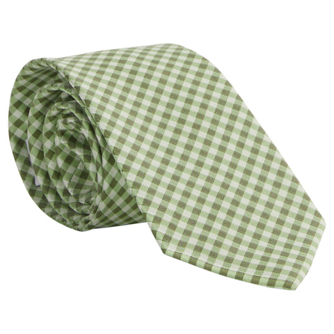 Neck Tie - Watercress Gingham