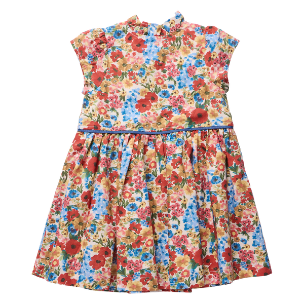 Girls Fatima Dress - Watercolor Meadow