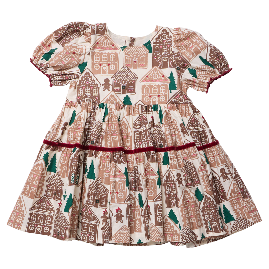 Eliza Dress - Gingerbread Houses