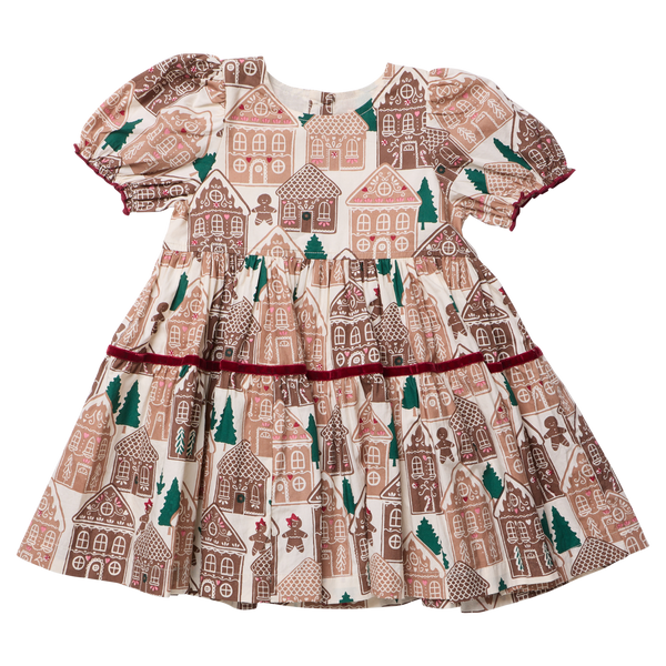 Eliza Dress - Gingerbread Houses