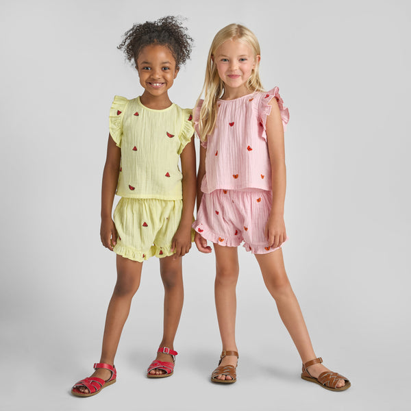 Roey 2 Piece Set - Butterfly Embroidery