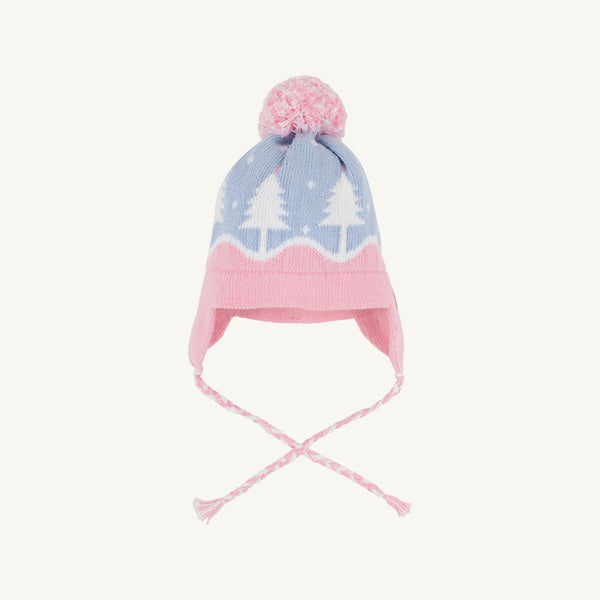 Parrish Pom Pom Hat - Beale Street Blue/Palm Beach Pink