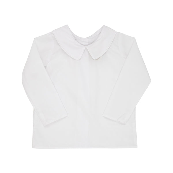 Peter Pan Collar LS Shirt - Broadcloth