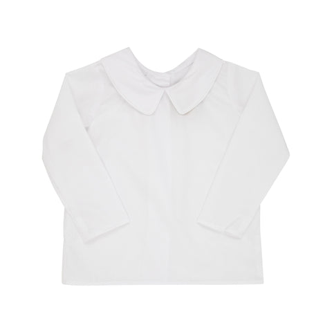 Peter Pan Collar LS Shirt - Broadcloth