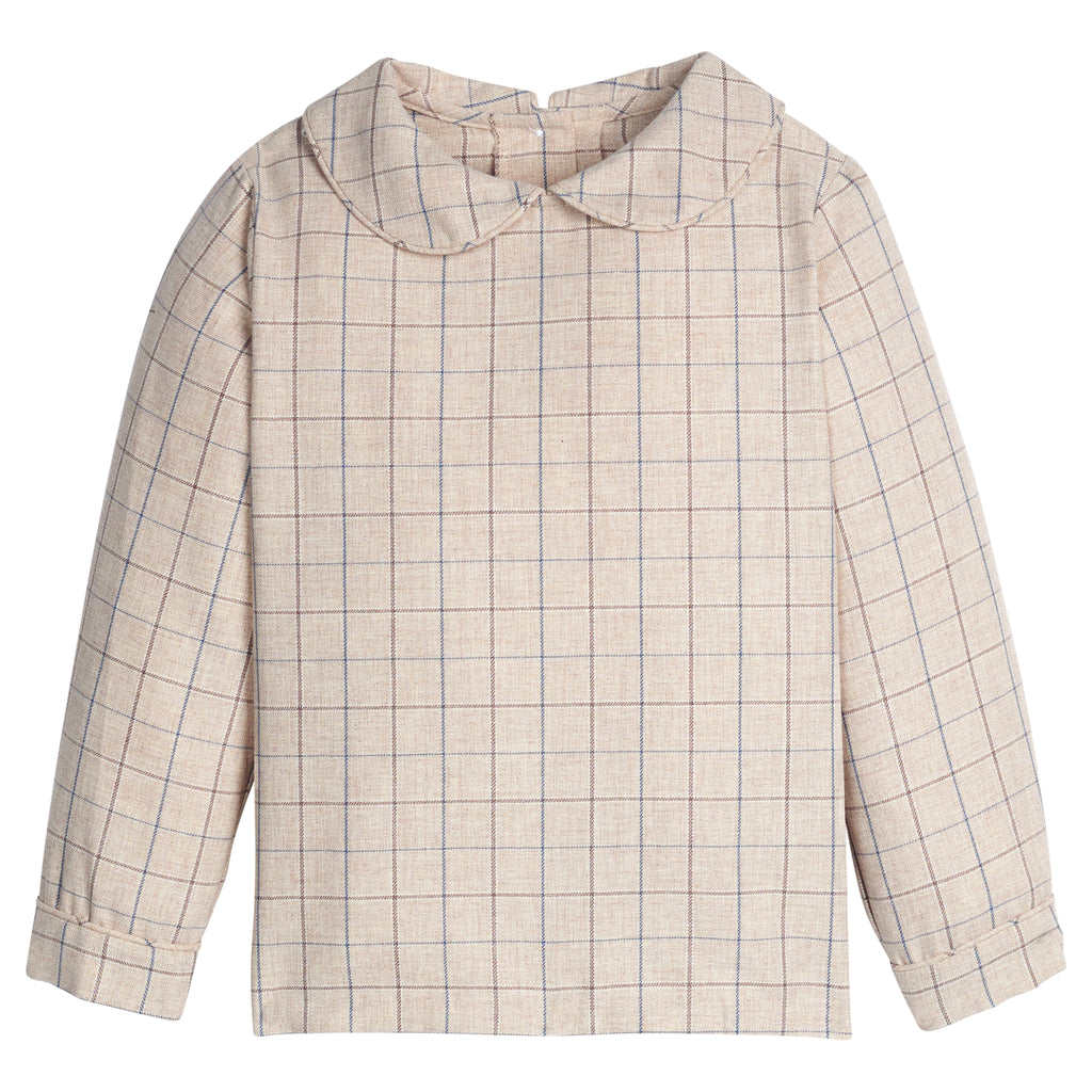 Peter Pan Shirt - Durham Windowpane