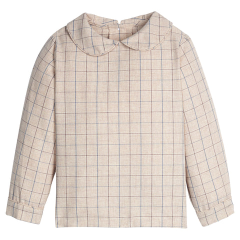 Peter Pan Shirt - Durham Windowpane