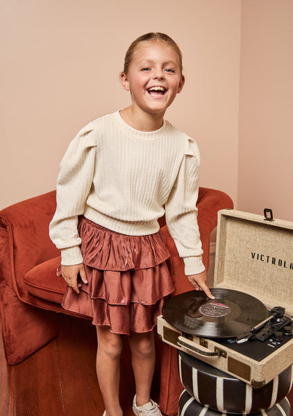 Jane Sweatshirt - Textured Cream