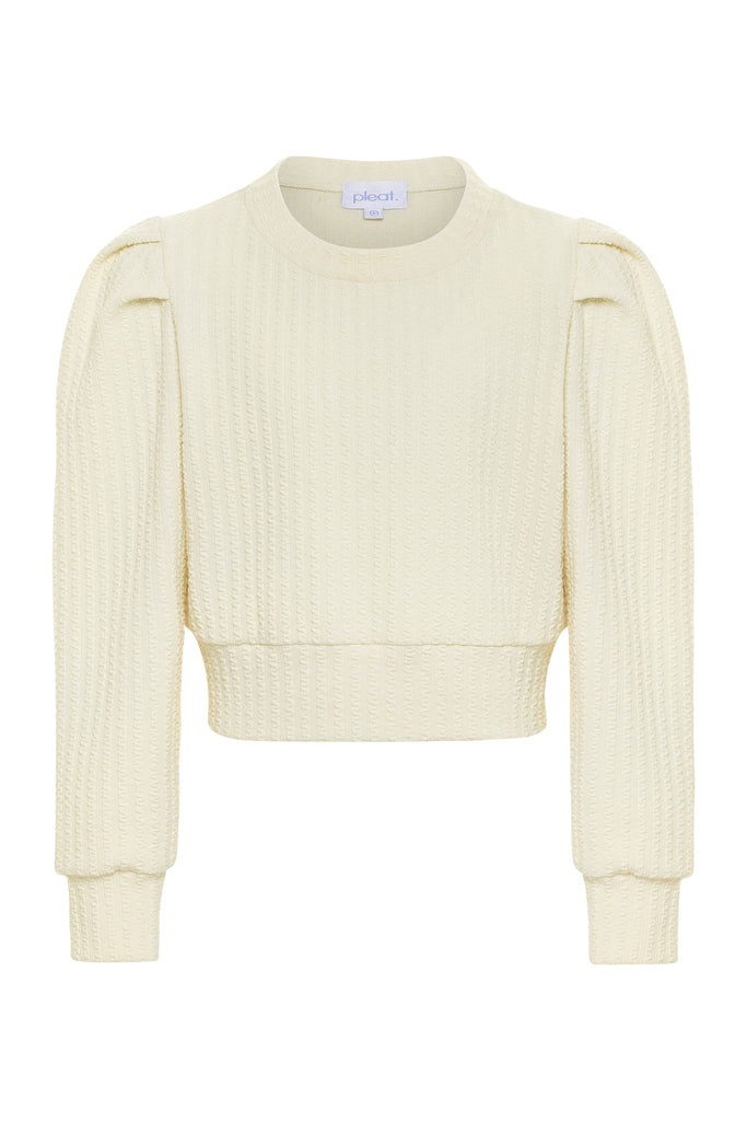 Jane Sweatshirt - Textured Cream