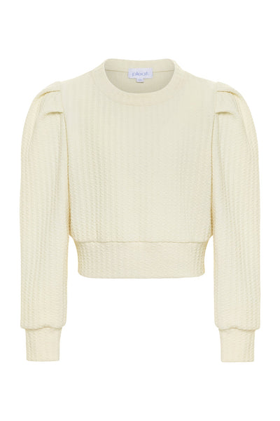 Jane Sweatshirt - Textured Cream