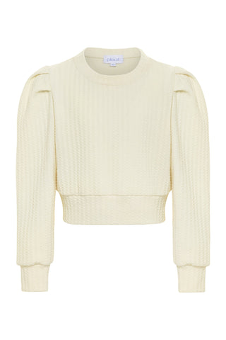 Jane Sweatshirt - Textured Cream