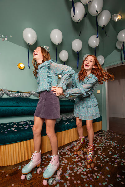 Campbell Dress - Whimsy Teal