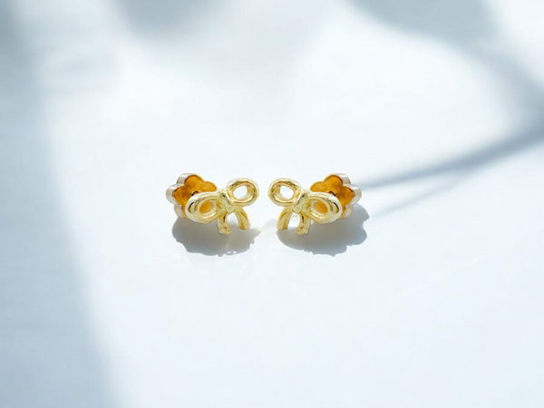 Bow Tiny Stud Earrings
