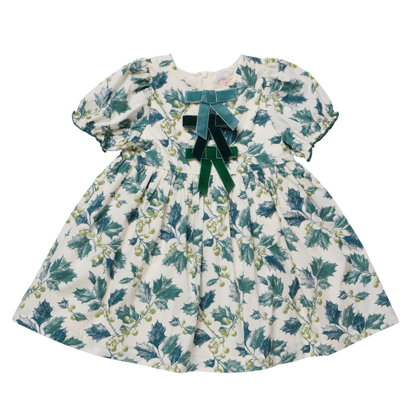 Hermoine Dress - Green Holly
